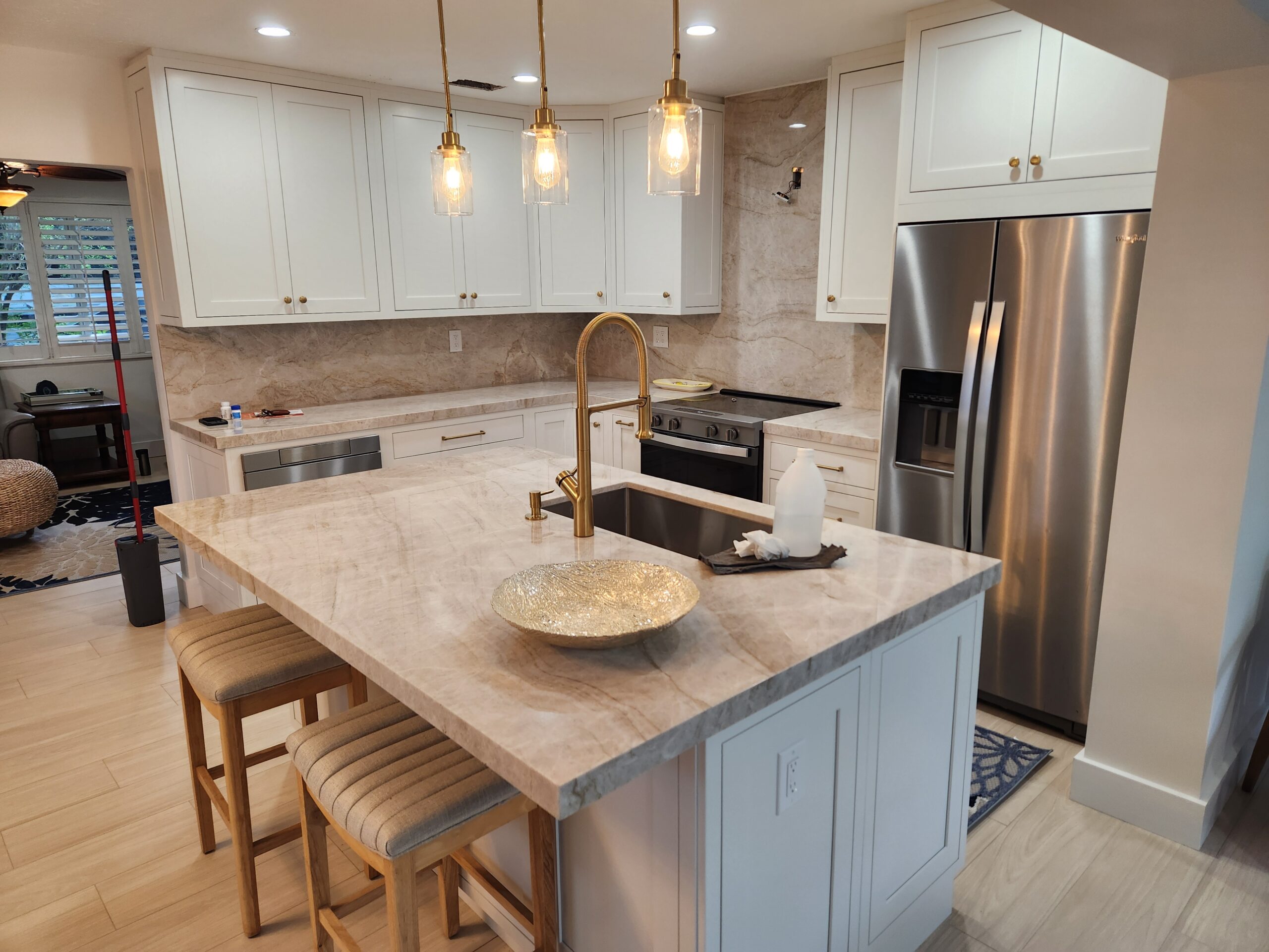 Jobsite photo: Custom kitchen remodel after completion
